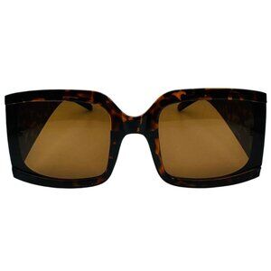 6035 | Tortoise Thick Frame Ladies Square Sunglasses